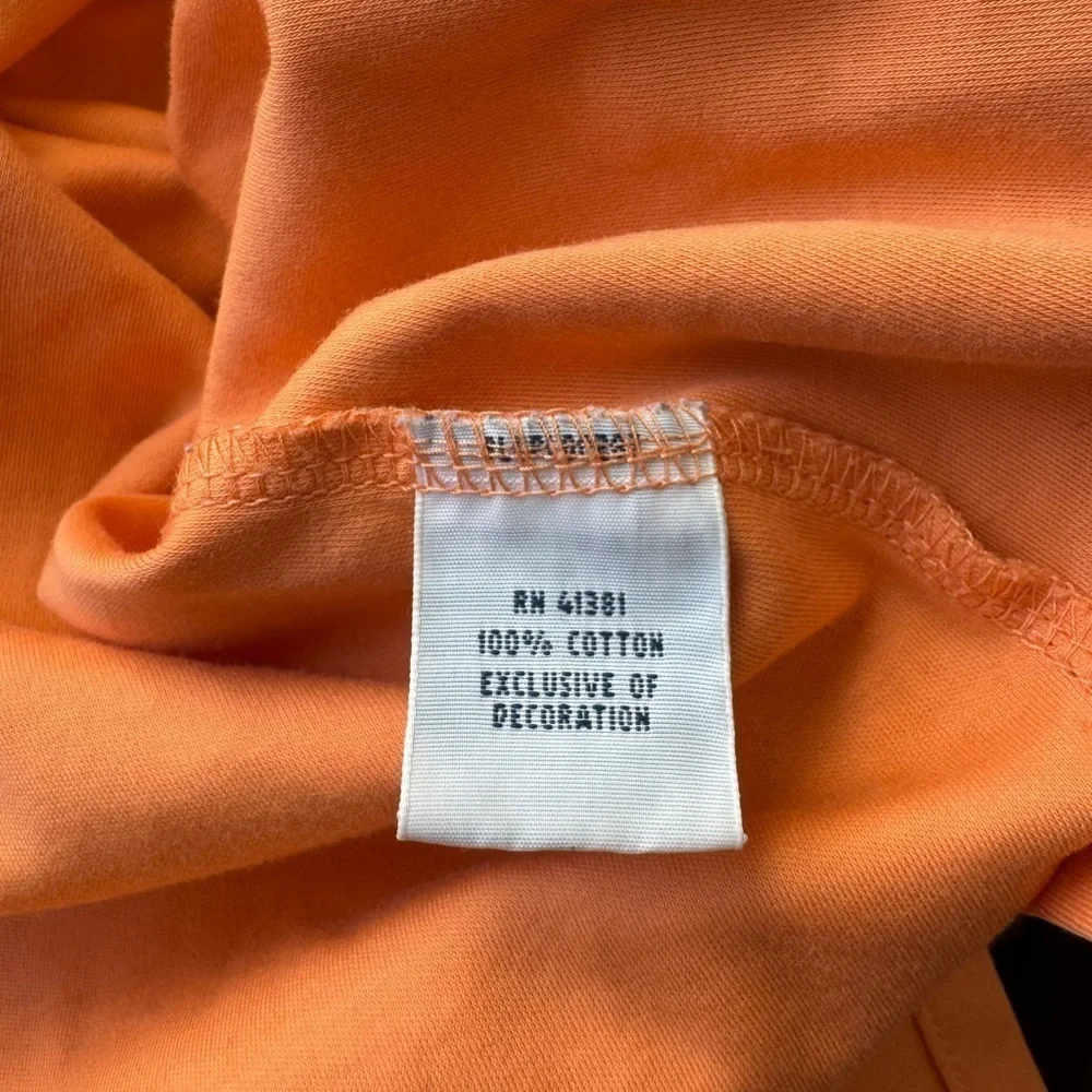 POLO RALPH LAUREN SIZE LARGE ORANGE SHORT SLEEVE  POLO SHIRT